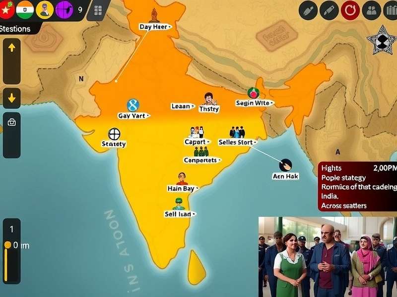 Chai Glory Seeker gameplay screenshot showing Indian-themed strategy elements